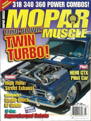 MOPAR MUSCLE 1998 JULY - '71 HEMI GTX, 383 GTS